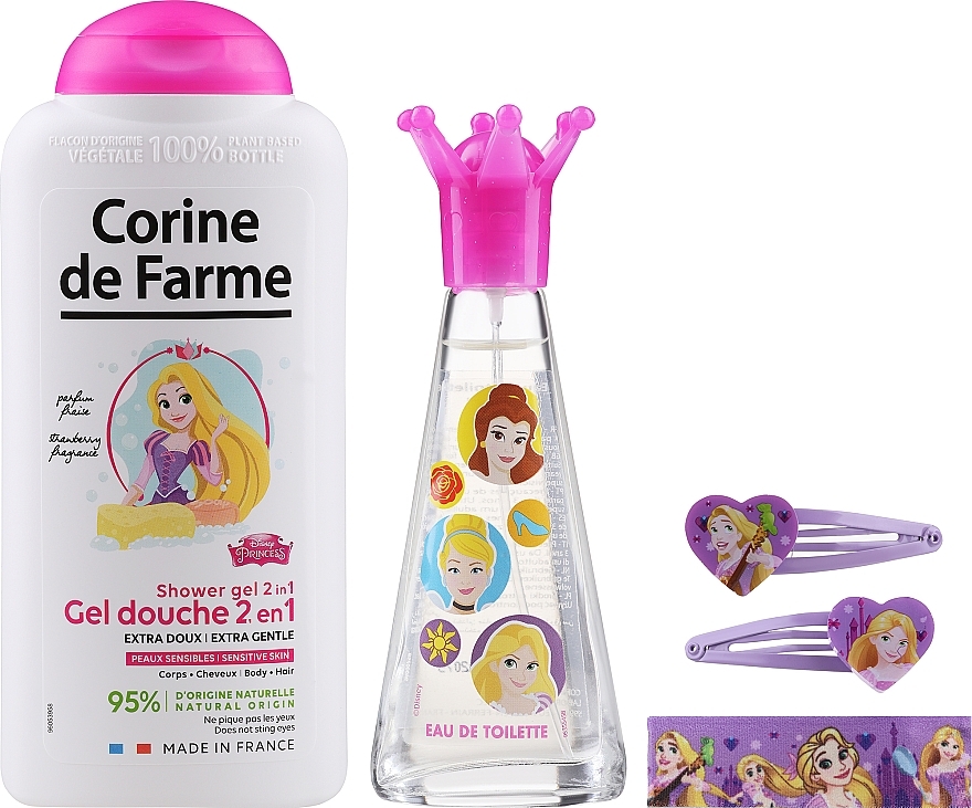 Corine de Farme Princess - Set (edt/30ml + sh/gel/300ml + accessories) — photo N2