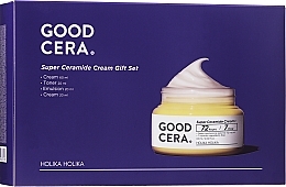 Set - Holika Holika Good Cera Cream Sensitive Gift Set (cr/60ml + toner/20ml + em/20ml + cr/20ml) — photo N3