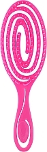 Fragrances, Perfumes, Cosmetics Flexible Vented Hair Brush, oval, CR-4281, pink - Christian