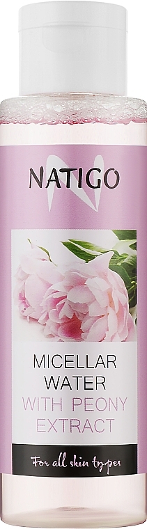 Moisturizing Micellar Water with Peony Extract - Natigo — photo N1