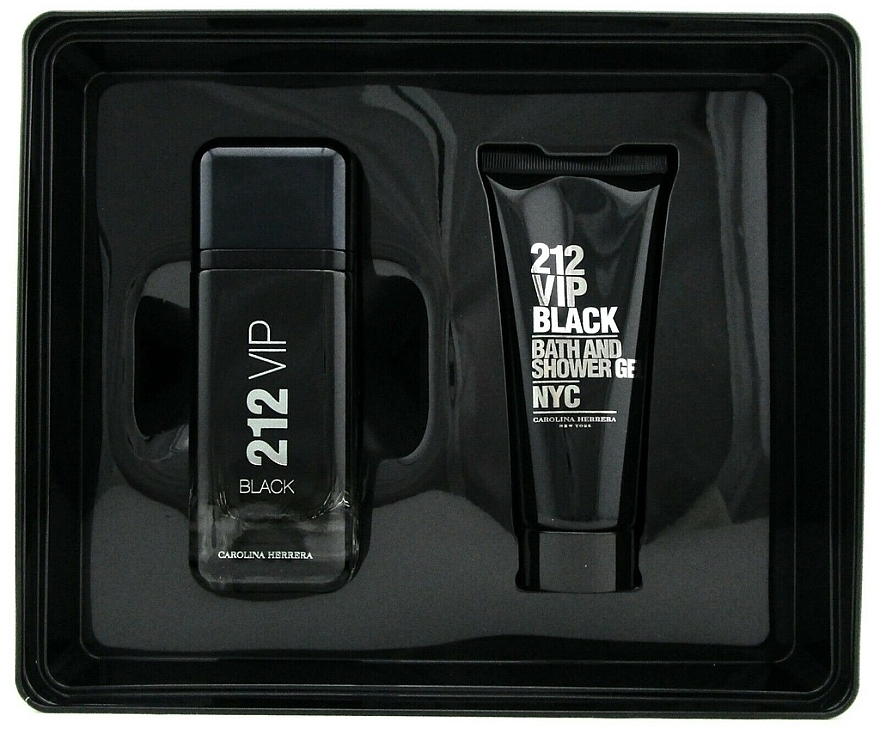 Carolina Herrera 212 Vip Black - Set (edp/100ml + sh/gel/100ml)	 — photo N4