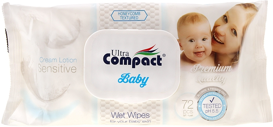 Baby Wet Wipes - Ultra Compact Sensetive — photo N7