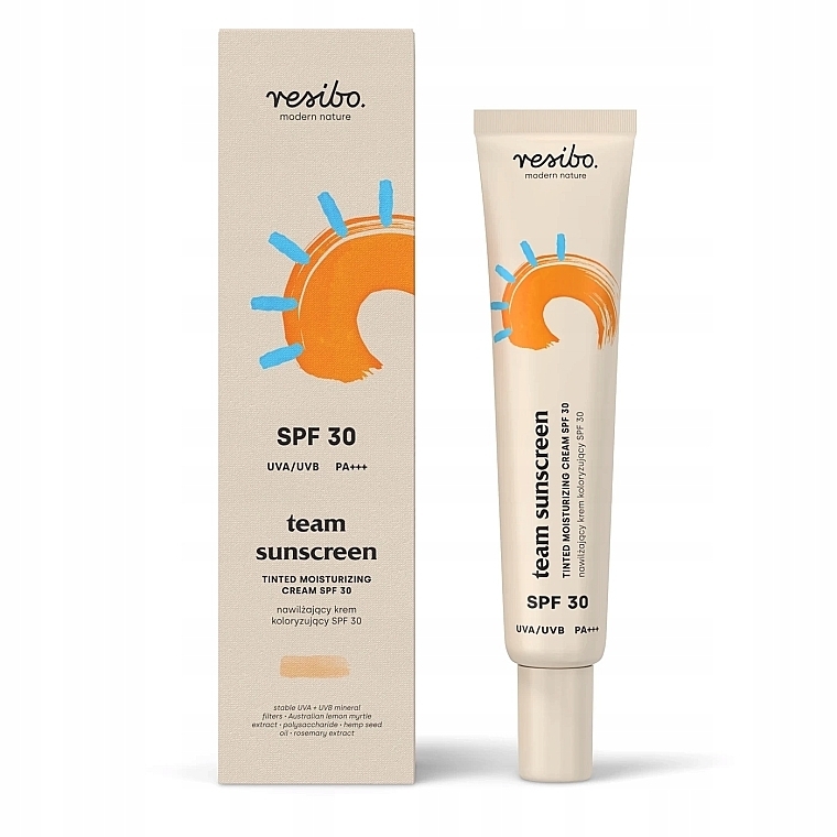 Moisturizing & Regulating Cream SPF30 - Resibo Team Sunscreen Light Balancing Moisturizer — photo N2