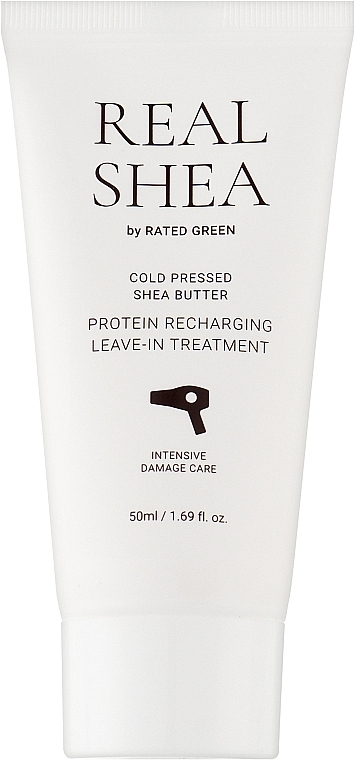 Repair Cold Pressed Shea Butter Protein Hair Cream - Rated Green Real Shea Cold Pressed Shea Butter Protein Recharging Leave-in Treatment — photo N2