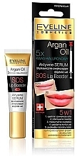 Fragrances, Perfumes, Cosmetics Lip Volumizing Serum - Eveline Cosmetics Argan Oil 5-in-1 Lip Booster Serum