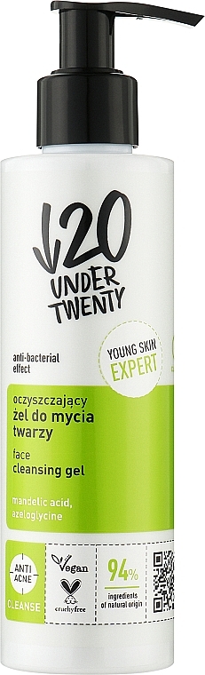 Cleansing Gel - Under Twenty Anti! Acne Face Cleansing Gel — photo N1