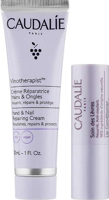 Set - Caudalie Vinotherapist Lip & Hand Duo (h/cr/30ml + lip/cond/4.5g) — photo N14