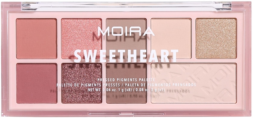 Eyeshadow Palette - Moira Sweetheart Pressed Pigment Palette — photo N2