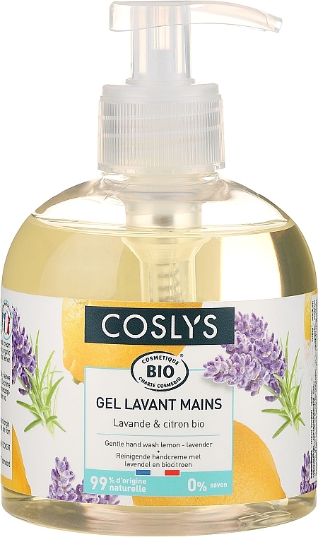 Gentle Washing Hand Cream with Organ Lavender & Lemon - Coslys Hand & Nail Care Hand Wash Cream Lemon & Lavender — photo N6