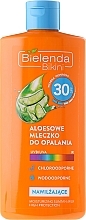 Fragrances, Perfumes, Cosmetics Aloe Tan Milk - Bielenda Bikini Tanning Aloe Lotion SPF30