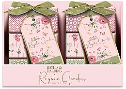 Set - Baylis & Harding Royale Garden Rose, Poppy & Vanilla Luxury Wrapped Soaps Gift Set (soap/3x100g) — photo N2