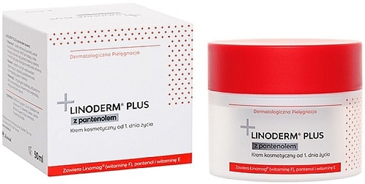 Panthenol Cosmetic Cream - Ziololek Linoderm Plus Cream with Panthenol — photo N1