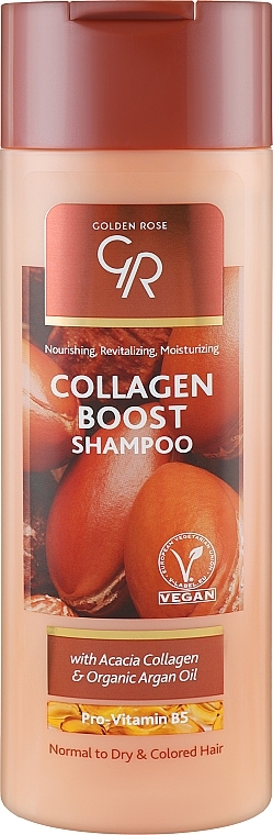 Hair Shampoo with Collagen - Golden Rose Collagen Boost Shampoo — photo N1