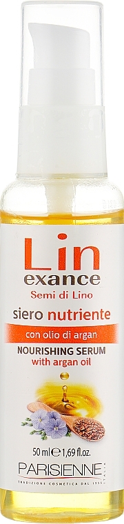 Hair Serum with Argan Oil - Parisienne Italia Lin Exance Argan Oil Serum — photo N3