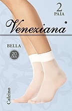 Fragrances, Perfumes, Cosmetics Women Socks "Bella" 20 Den, cognac - Veneziana