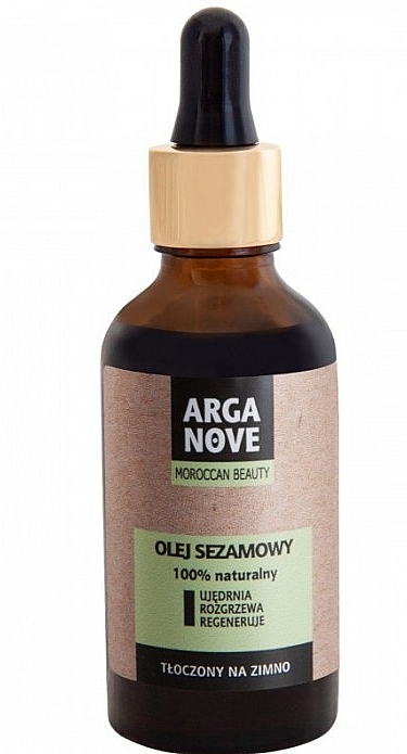 Unrefined Sesame Oil - Arganove Maroccan Beauty Unrefined Sesame Oil — photo N2