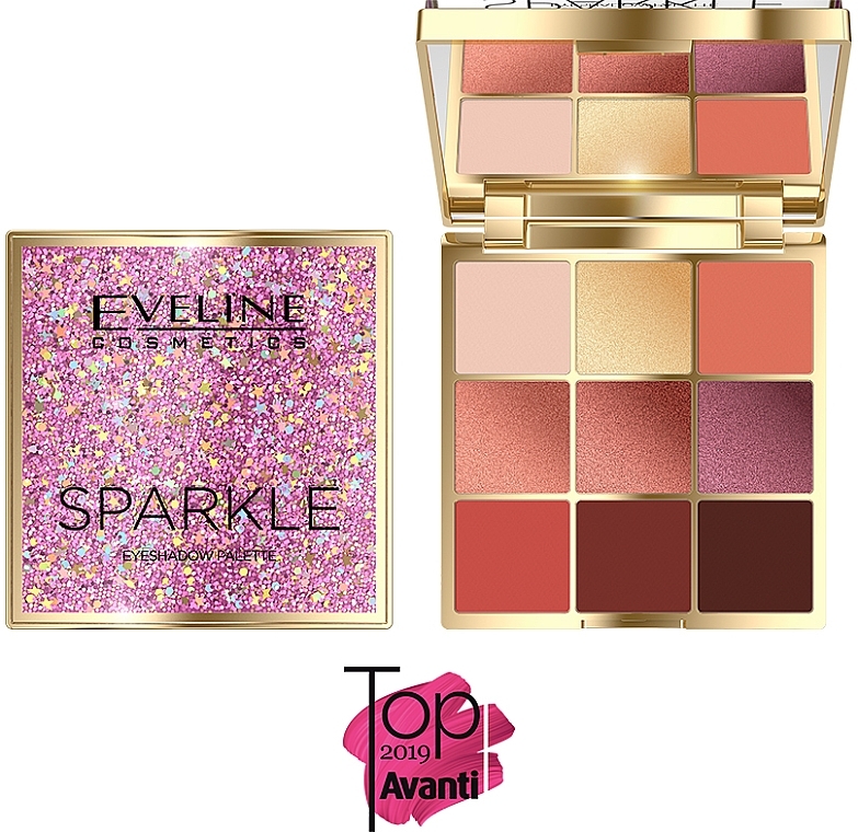 Eyeshadow Palette - Eveline Cosmetics Sparkle — photo N2