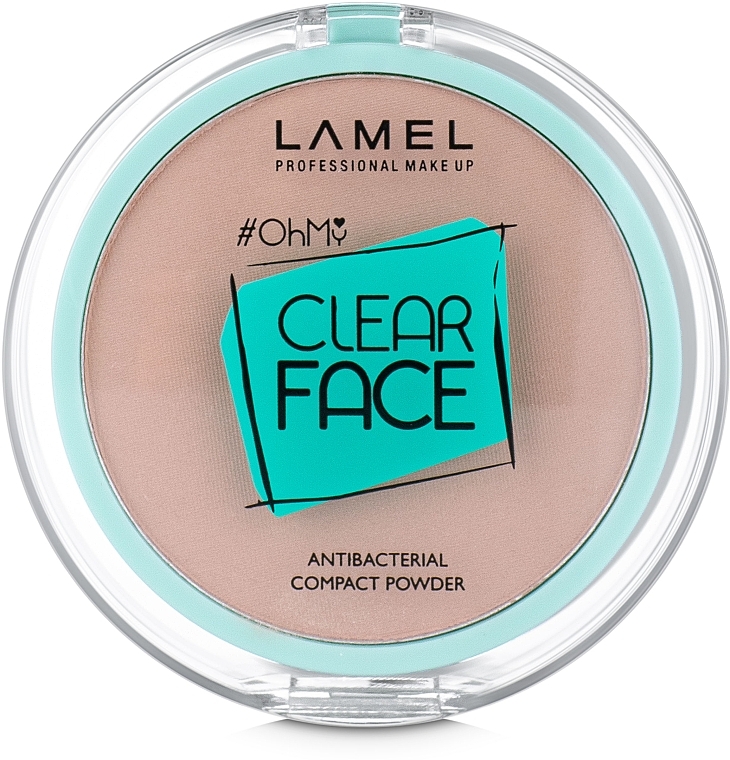 Compact Antibacterial Powder - LAMEL Make Up Clear Face Oh My Compact Powder — photo N2