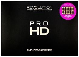 Eyeshadow Palette - Makeup Revolution Pro HD Palette Amplified 35 — photo N29