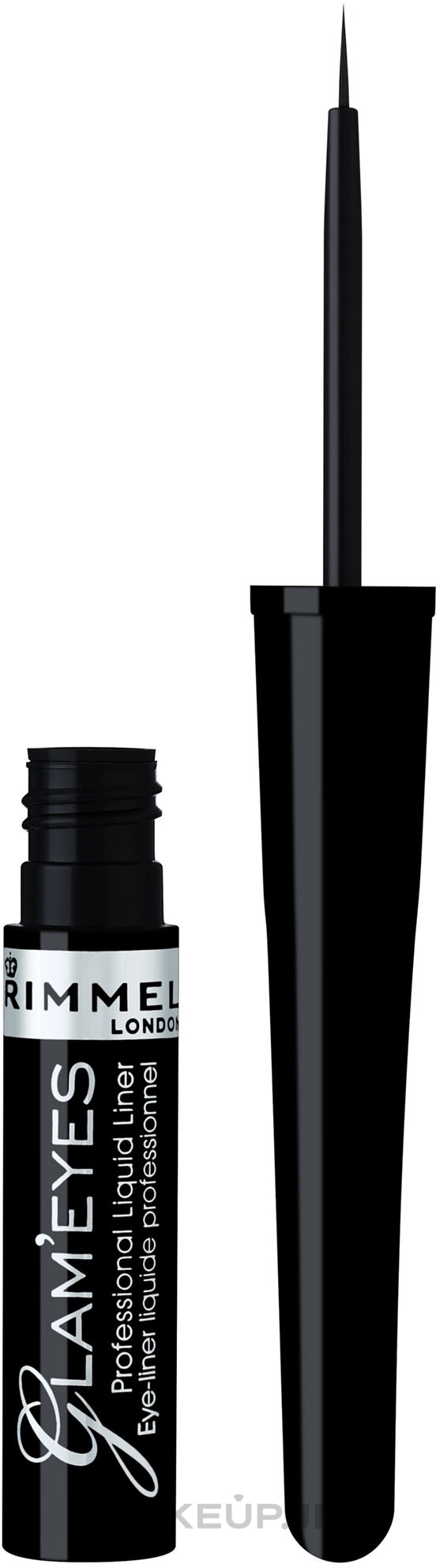 Liquid Eyeliner - Rimmel Glam'Eyes Professional Liquid Liner — photo 001 - Black Glamour