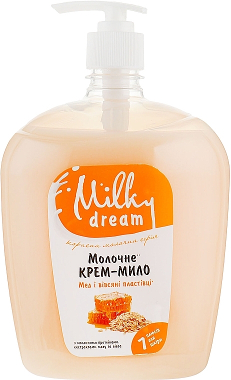 Liquid Soap "Honey Oatmeal" - Milky Dream — photo N1