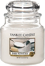 Candle in Glass Jar - Yankee Candle Baby Powder — photo N4