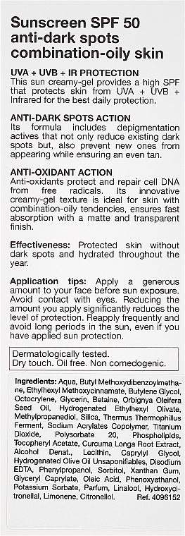 Sunscreen Fluid for Oily Skin - Bella Aurora Sunscreen Gel Oily Skin SPF50+ — photo N18