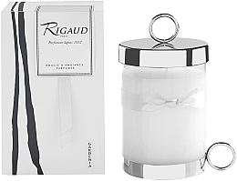 Scented Candle "Gardenia" - Rigaud Paris Gardenia White Scented Candle — photo N1