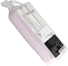 Nail File Set, 100/100, 30 pcs, white - Peggy Sage 2-Way Washable Nail File White — photo N1