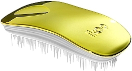 Fragrances, Perfumes, Cosmetics Hair Brush - Ikoo Home White Soleil Metallic