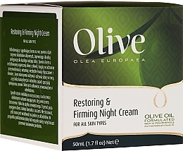 Fragrances, Perfumes, Cosmetics Restoring & Firming Night Cream - Frulatte Olive Restoring Firming Night Cream