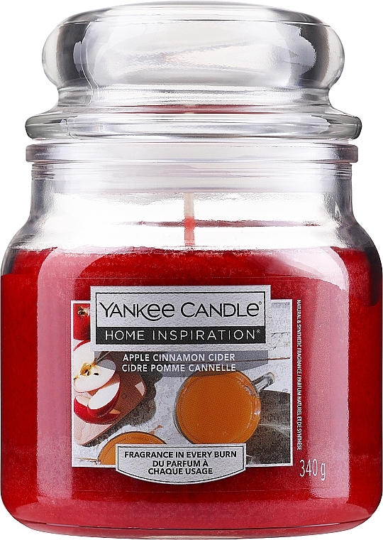 Scented Candle in Jar - Yankee Candle Home Inspiration Apple Cinnamon Cider — photo N7