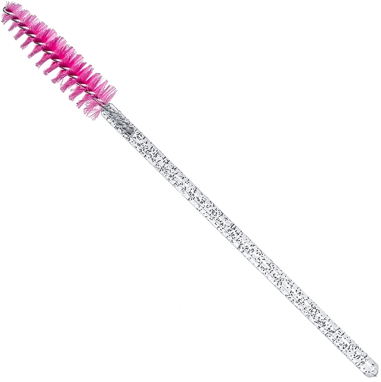 Lash & Brow Brush, dark pink with glitter - Clavier — photo N3