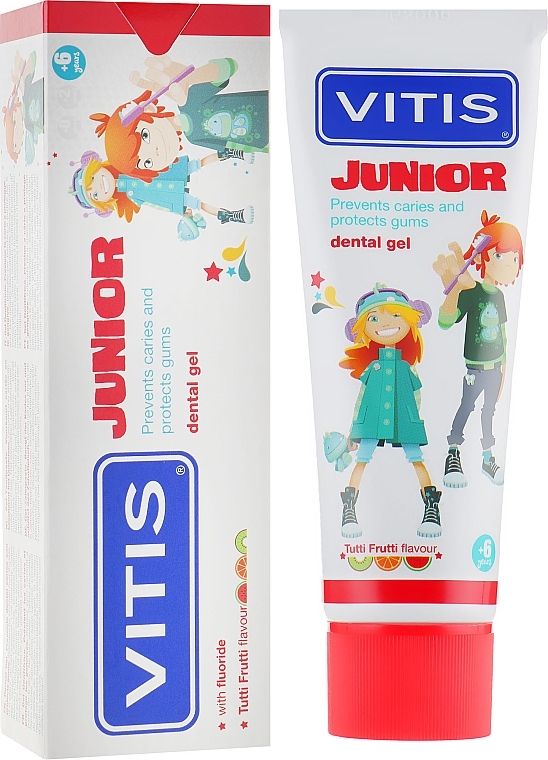 Tooth Gel Paste for Kids - Dentaid Vitis Junior — photo N1