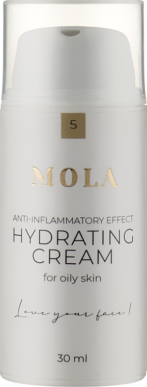 Moisturizing Face Cream for Oily & Combination Skin - Mola Hydrating Cream For Oily Skin — photo N1