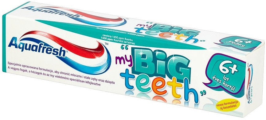 Toothpaste "My Big Teeth" - Aquafresh Junior — photo N4