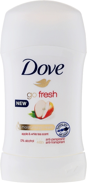 Deodorant Stick "Apple & White Tea" - Dove Go Fresh Apple & White Tea Deodorant — photo N1