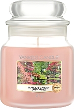 Scented Candle in Jar - Yankee Candle Tranquil Garden Candle — photo N7