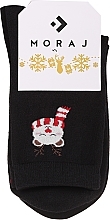 Fragrances, Perfumes, Cosmetics Women Christmas Socks, CSLS250-020, black - Moraj