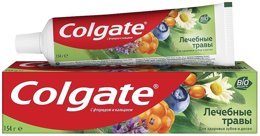 Toothpaste "Healing Herbs" - Colgate Toothpaste — photo N1