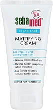 Fragrances, Perfumes, Cosmetics Mattifying Day Cream for Problem Skin - Sebamed Clear Face Mattifying Cream