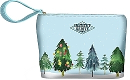 Fragrances, Perfumes, Cosmetics Makeup Bag - Institut Karite Paris Christmas Tree Small Pouch