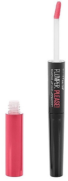 Lip Plumper, 2-in-1 - Maybelline Lip Plumper Please Shaping Lip Duo — photo N3