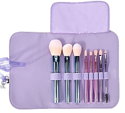 Makeup Brush Set, 8 pcs - BH Cosmetics X Iggy Azalea The Total Package 8 Piece Face & Eye Brush Set — photo N3