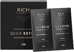 Mila Professional Rich Therapy Quick Botox (fluid/12x12ml + booster/12x12ml) - Mila Professional Rich Therapy Quick Botox (fluid/12x12ml+booster/12x12ml) — photo N1