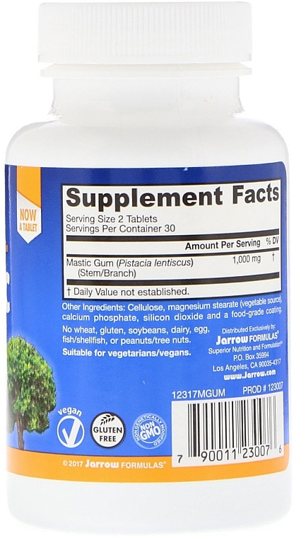 Mastic Gum Dietary Supplement - Jarrow Formulas Mastic Gum — photo N3