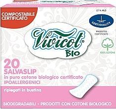 Fragrances, Perfumes, Cosmetics Daily Liners, 20 pcs - Vivicot Bio Pantyliners Folded