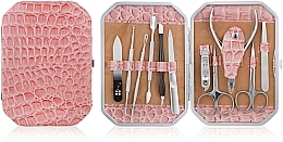 Fragrances, Perfumes, Cosmetics Manicure Kit, 11 tools, pink - Avenir Cosmetics