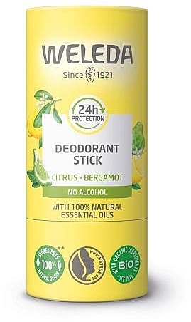 Citrus & Bergamot Deodorant Stick - Weleda Deodorant Stick Citrus-Bergamot — photo N1