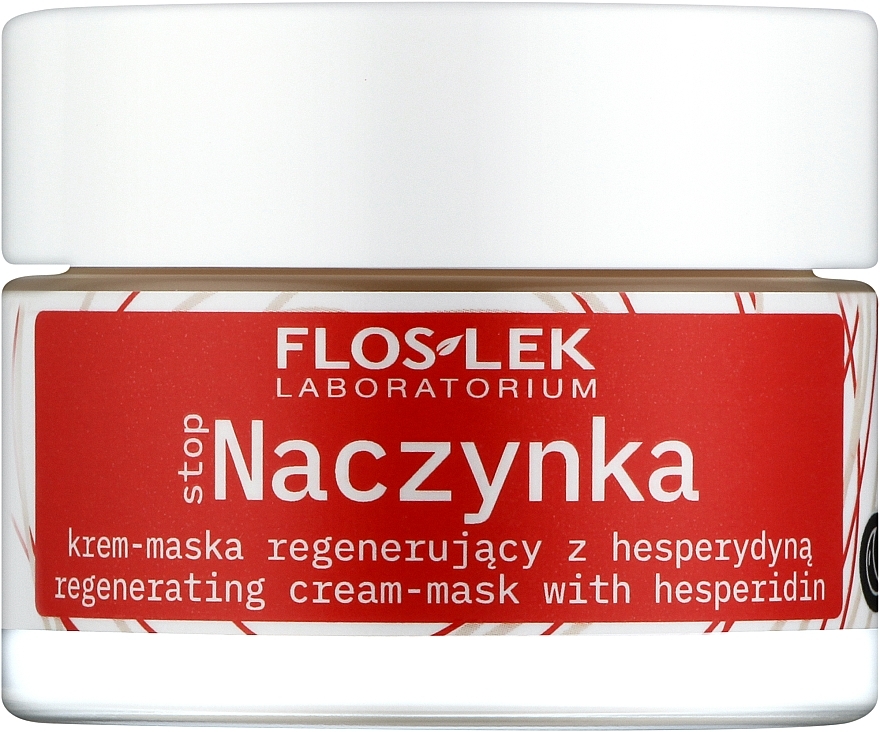 Hesperidin Night Cream Mask - Floslek Stop Capillary Regenerating Cream-Mask With Hesperidin For The Night — photo N1